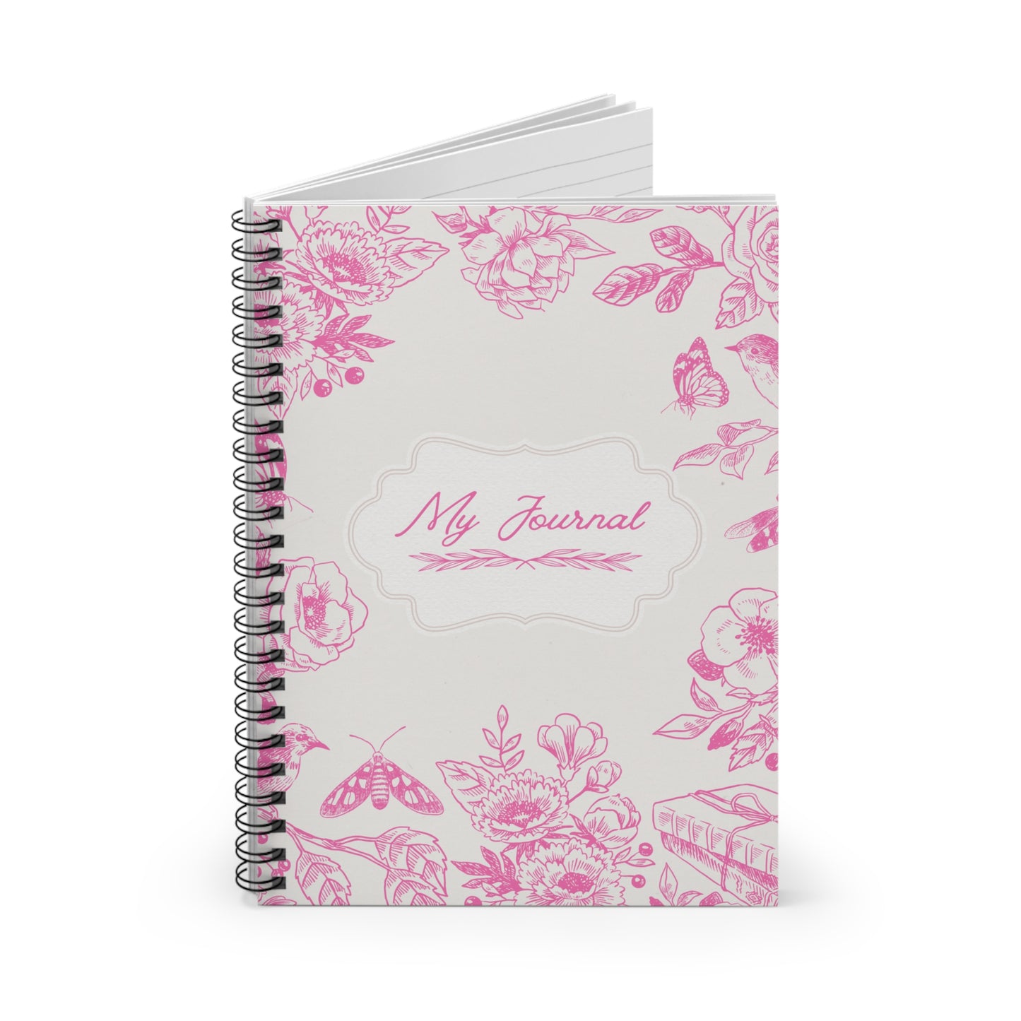 Pink Floral Journal