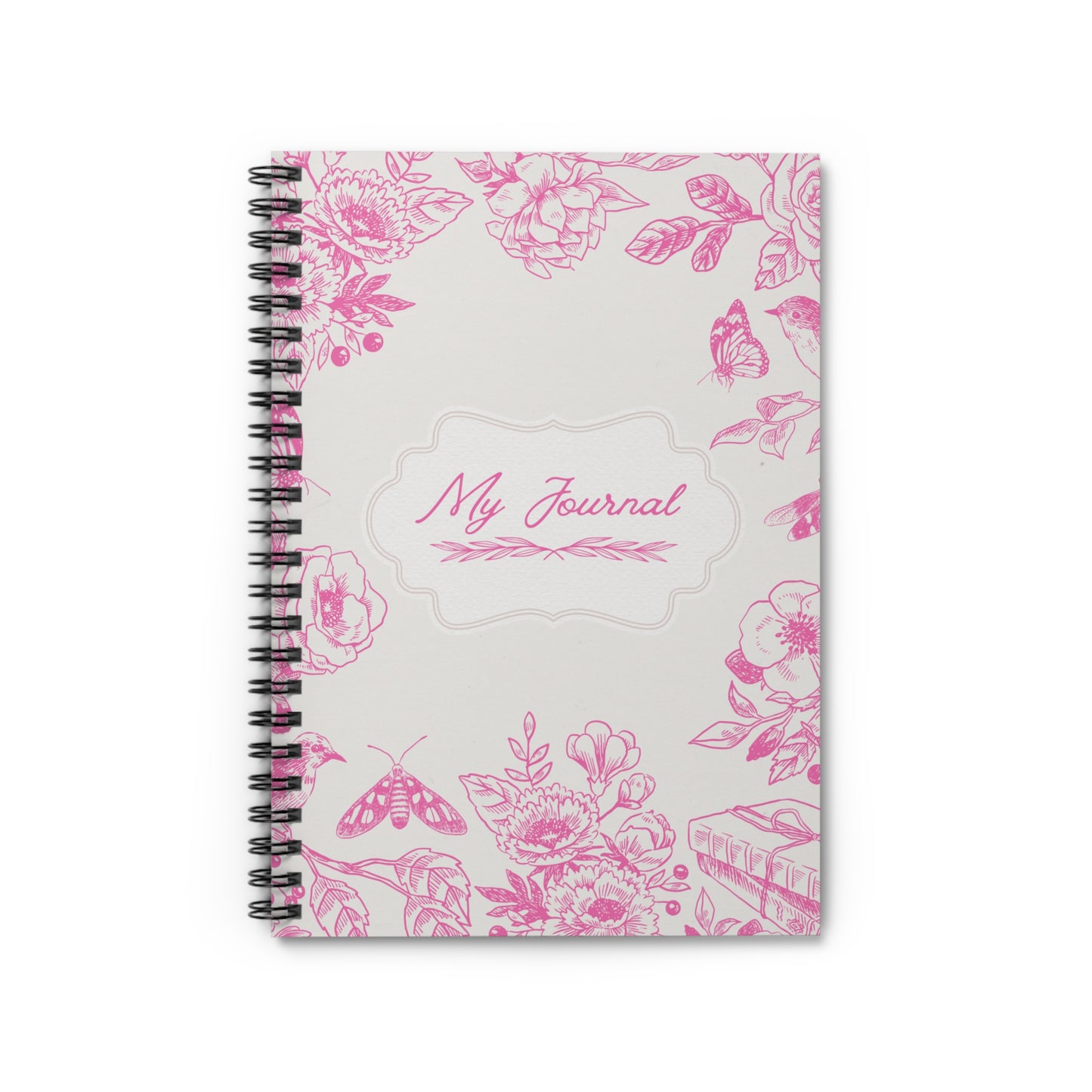 Pink Floral Journal