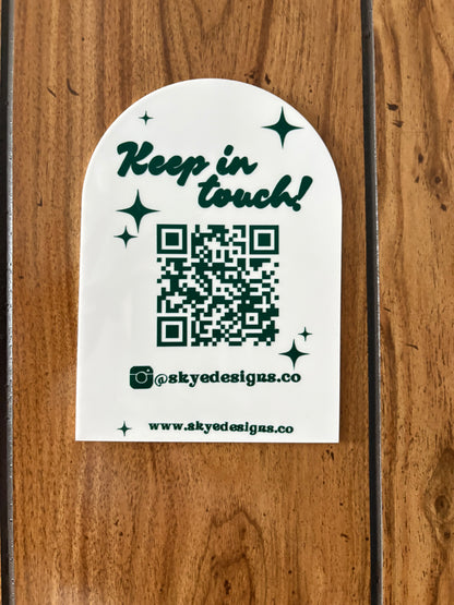 QR Code Plaque