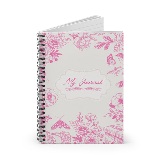 Pink Floral Journal