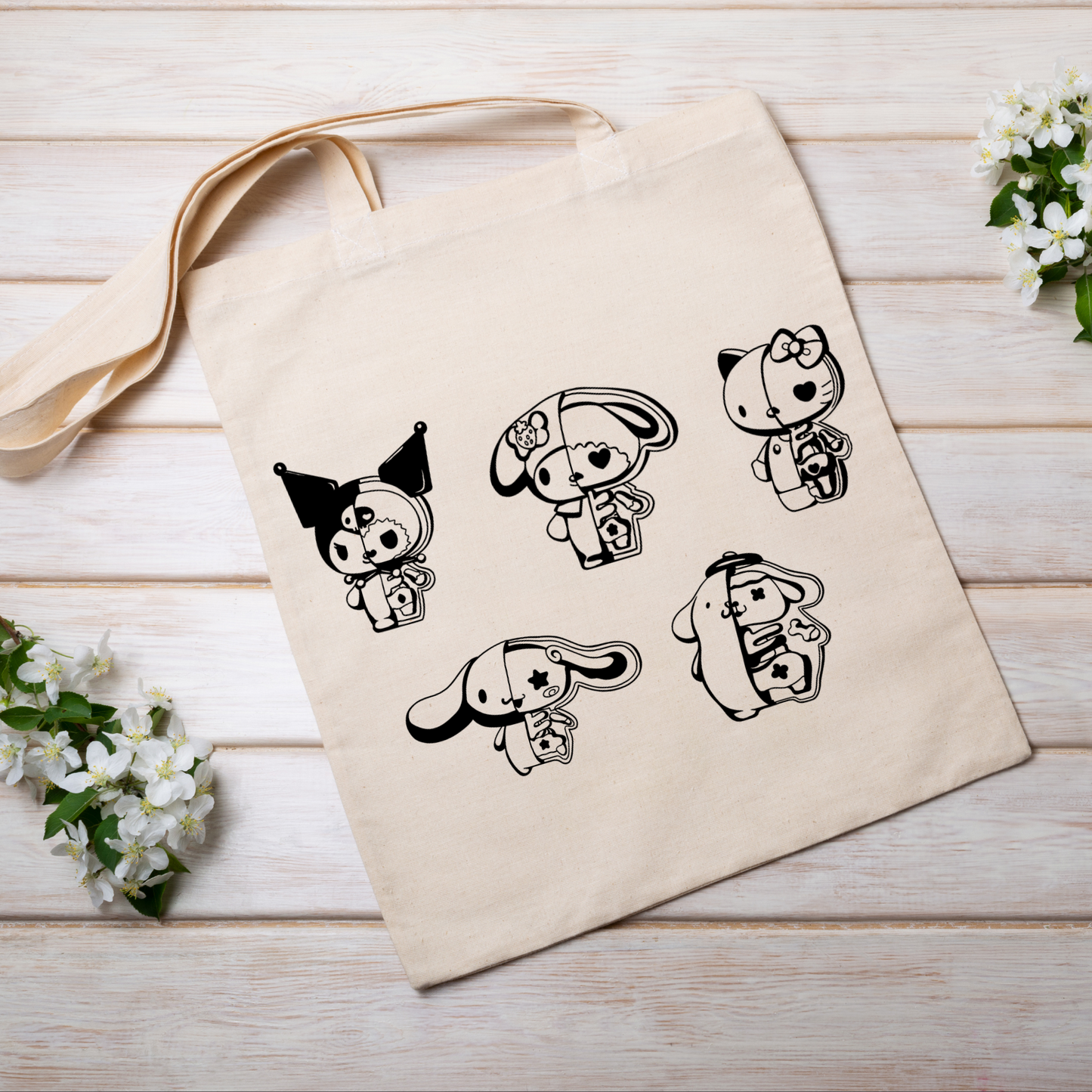 Sanrio Skull Five Tote