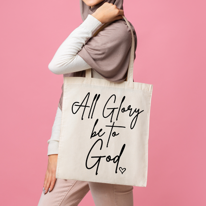 All Glory Goes to God Tote