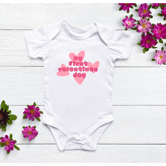 ❤First Valentines Day Onesie❤