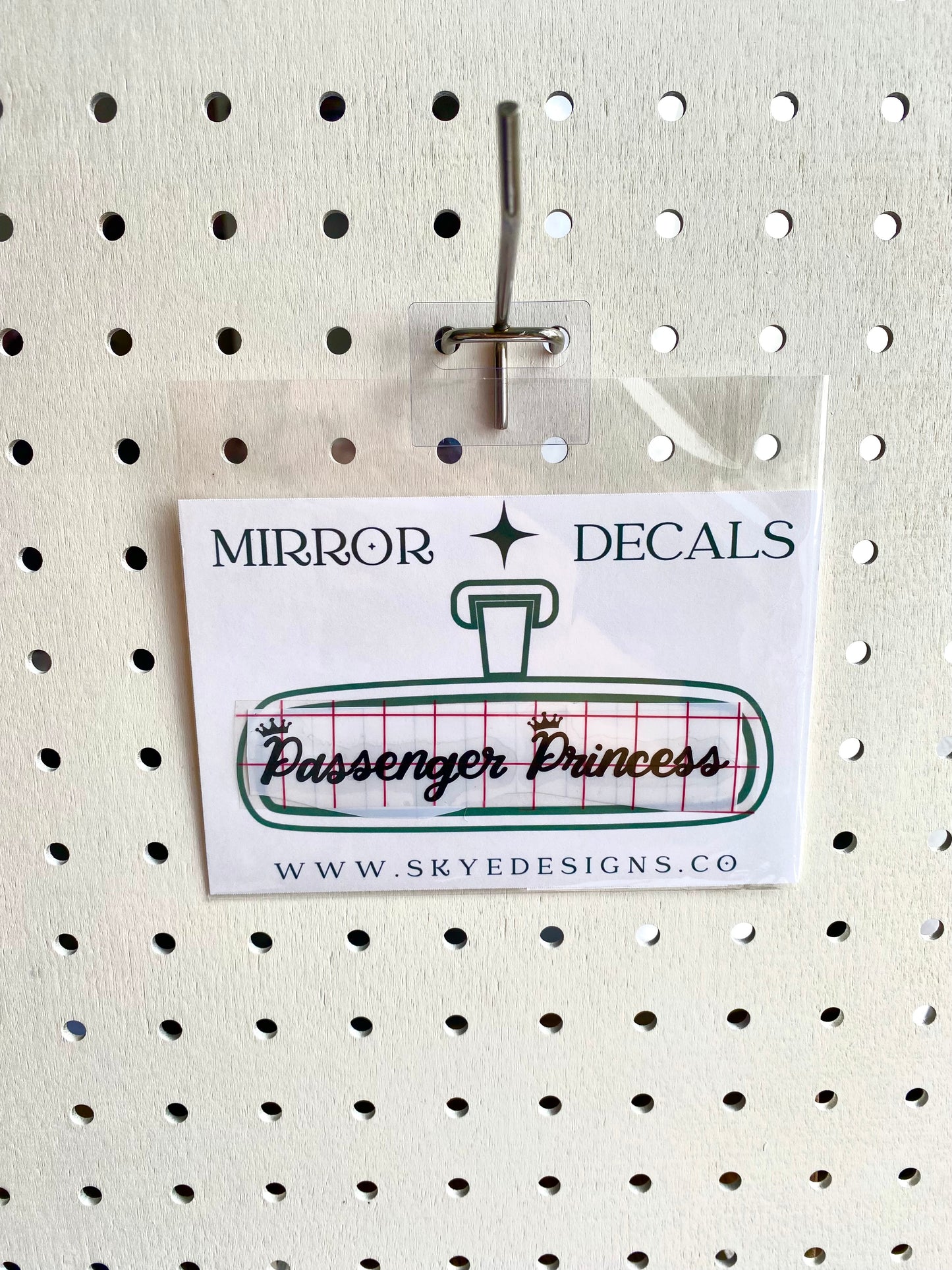 Passenger Princess Removable Decal