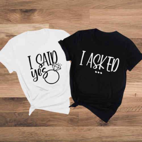 Engaged Couple Tshirts