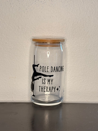 Pole Therapy Glass Tumbler