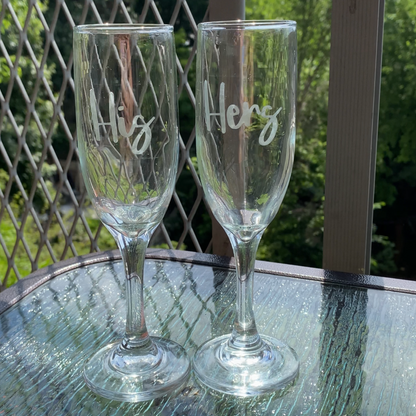 Custom Etched Glasses